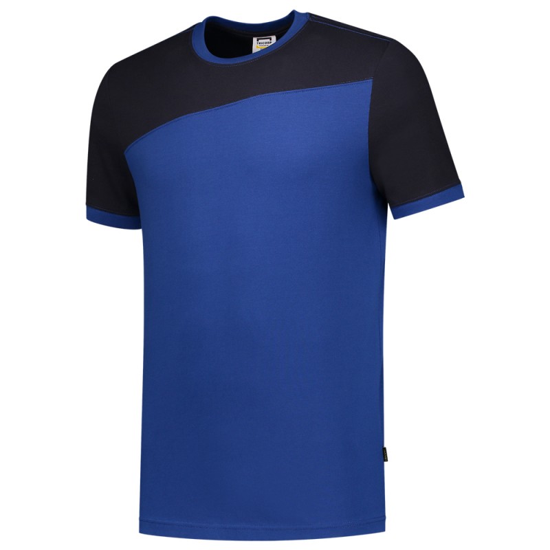TRICORP 102006 T-Shirt Bicolor Naden royalblue-navy TRICORP 102006 T-Shirt Bicolor Naden royalblue-navy