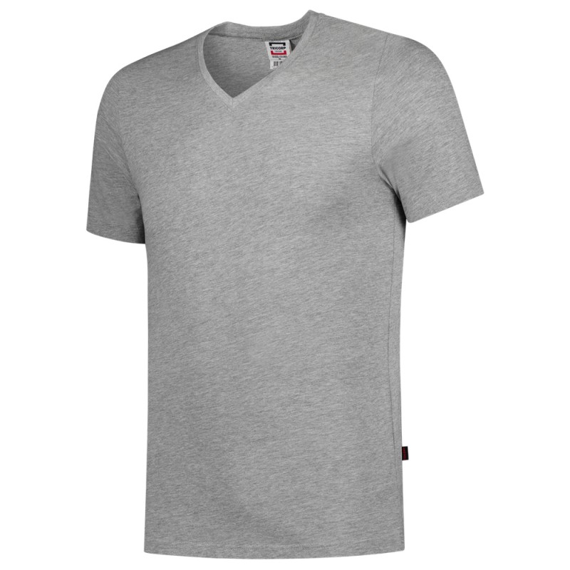 TRICORP 101005 (TFV160) T-Shirt V Hals Slim Fit grijsmelange