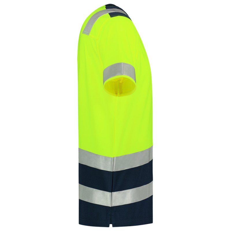 TRICORP 103006 T-Shirt High Vis Bicolor fluor geel/ink