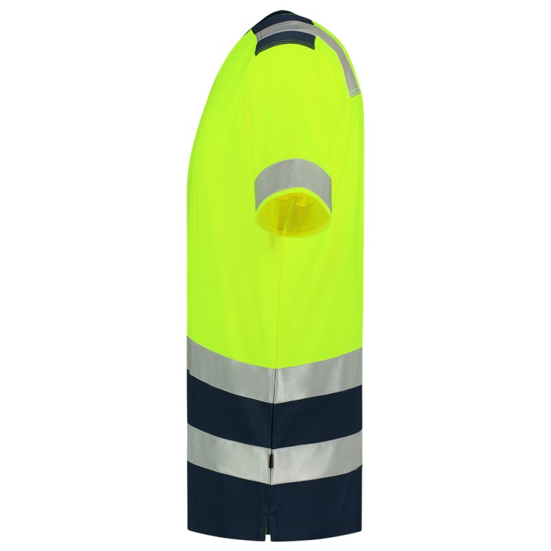 TRICORP 103006 T-Shirt High Vis Bicolor fluor geel/ink