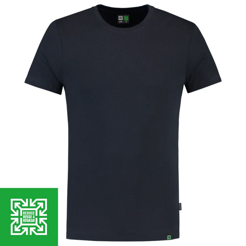 TRICORP 101701 T-shirt Fitted Rewear marineblauw