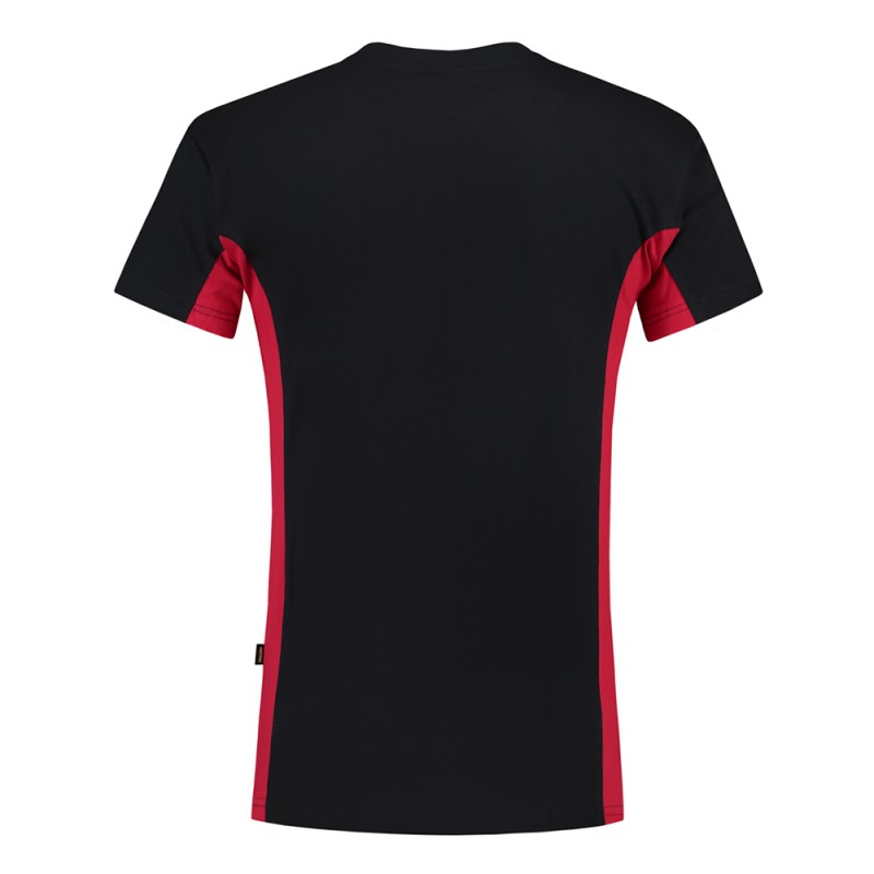 TRICORP 102002/TT2000 T-Shirt Bicolor Borstzak black-red