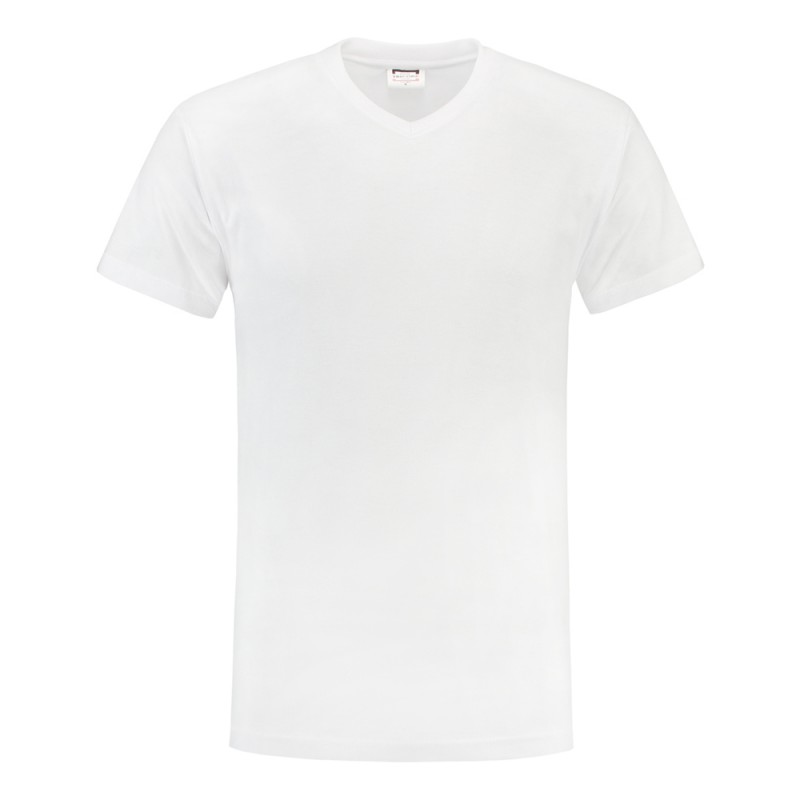 TRICORP 101007/TV190 T-Shirt V Hals white