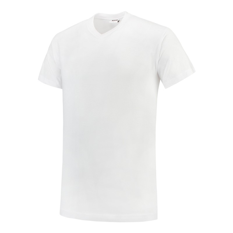 TRICORP 101007/TV190 T-Shirt V Hals white