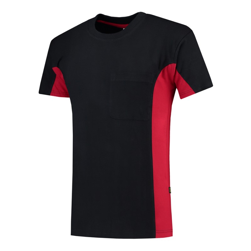 TRICORP 102002/TT2000 T-Shirt Bicolor Borstzak navy-red