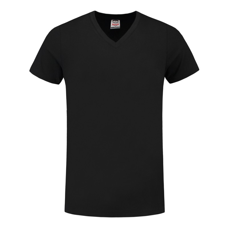 TRICORP 101005/TFV160 T-Shirt V Hals SlimFit black
