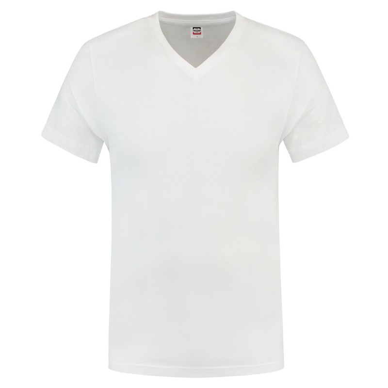 TRICORP 101005/TFV160 T-Shirt V Hals SlimFit white