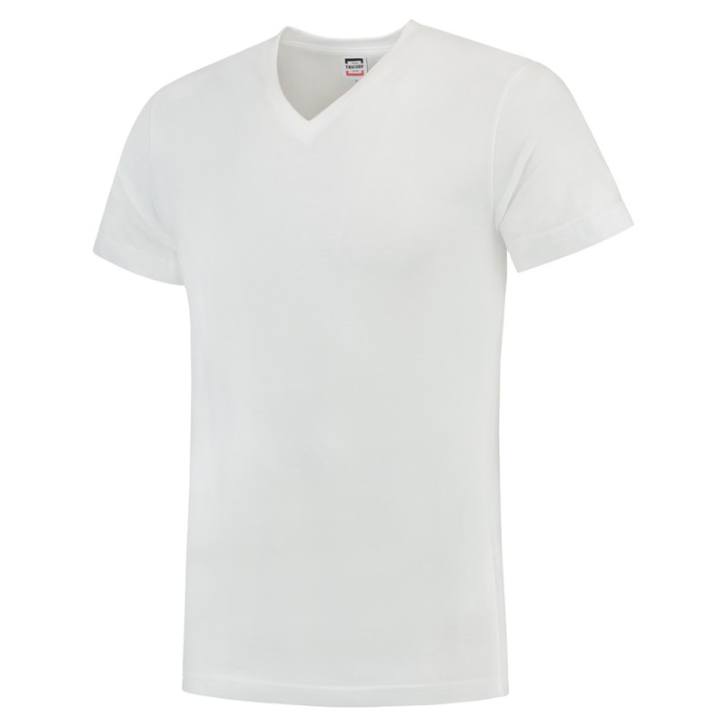 TRICORP 101005/TFV160 T-Shirt V Hals SlimFit white
