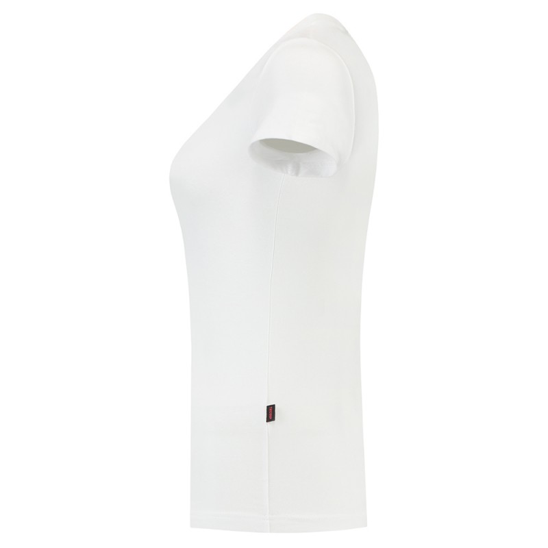 TRICORP 101008/TVT190 T-Shirt V Hals SlimFit Dames white
