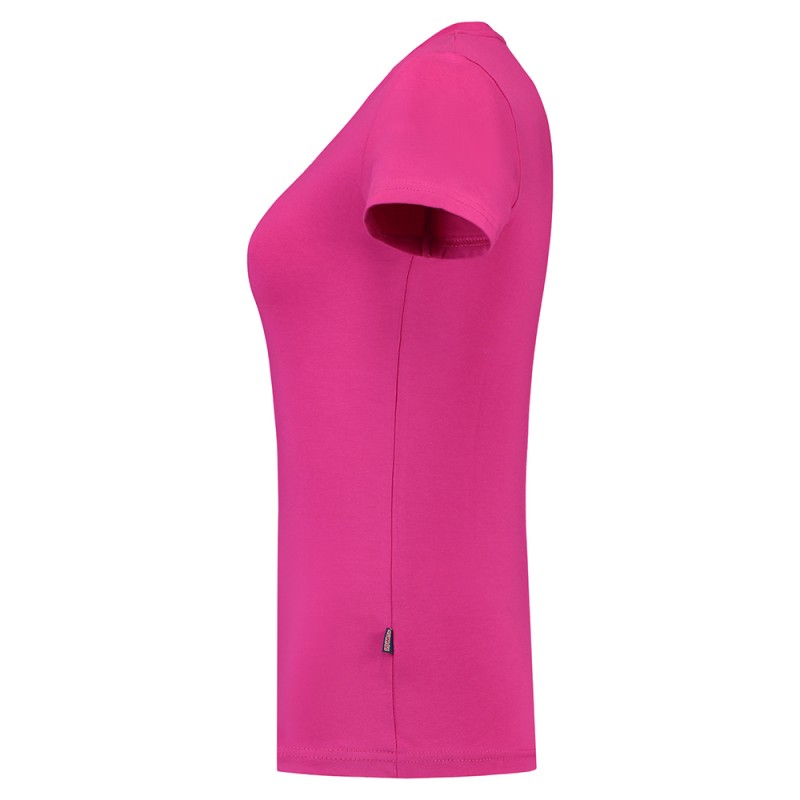 TRICORP 101008/TVT190 T-Shirt V Hals SlimFit Dames fuchsia