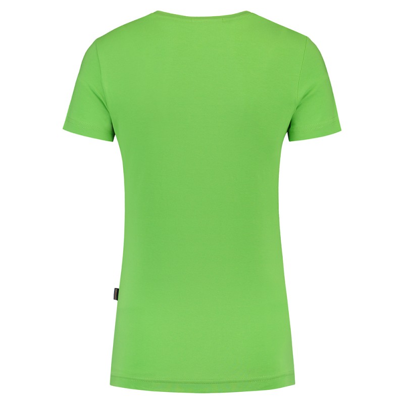 TRICORP 101008/TVT190 T-Shirt V Hals SlimFit Dames lime