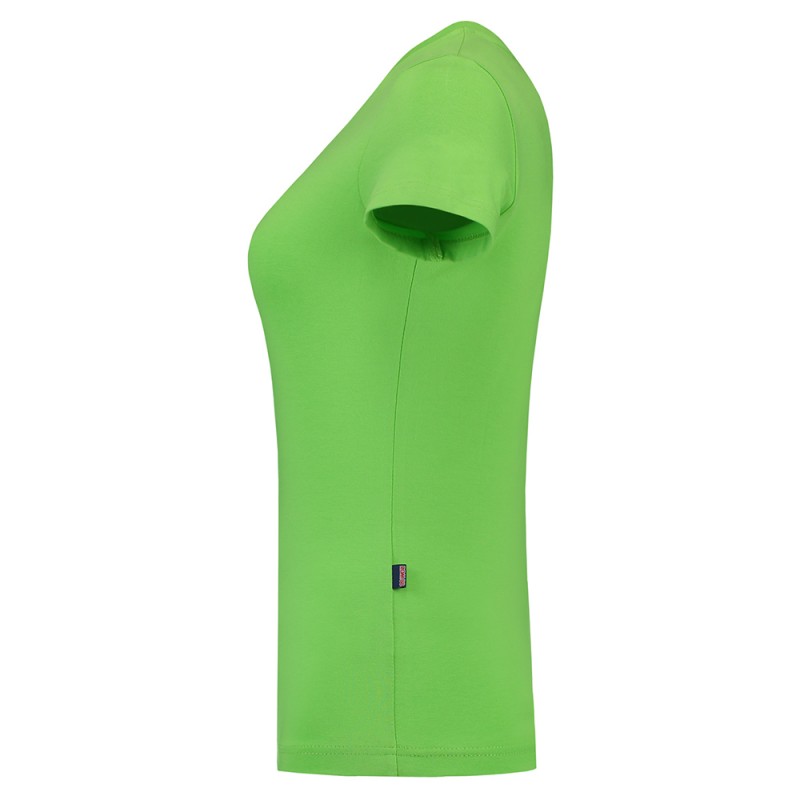TRICORP 101008/TVT190 T-Shirt V Hals SlimFit Dames lime