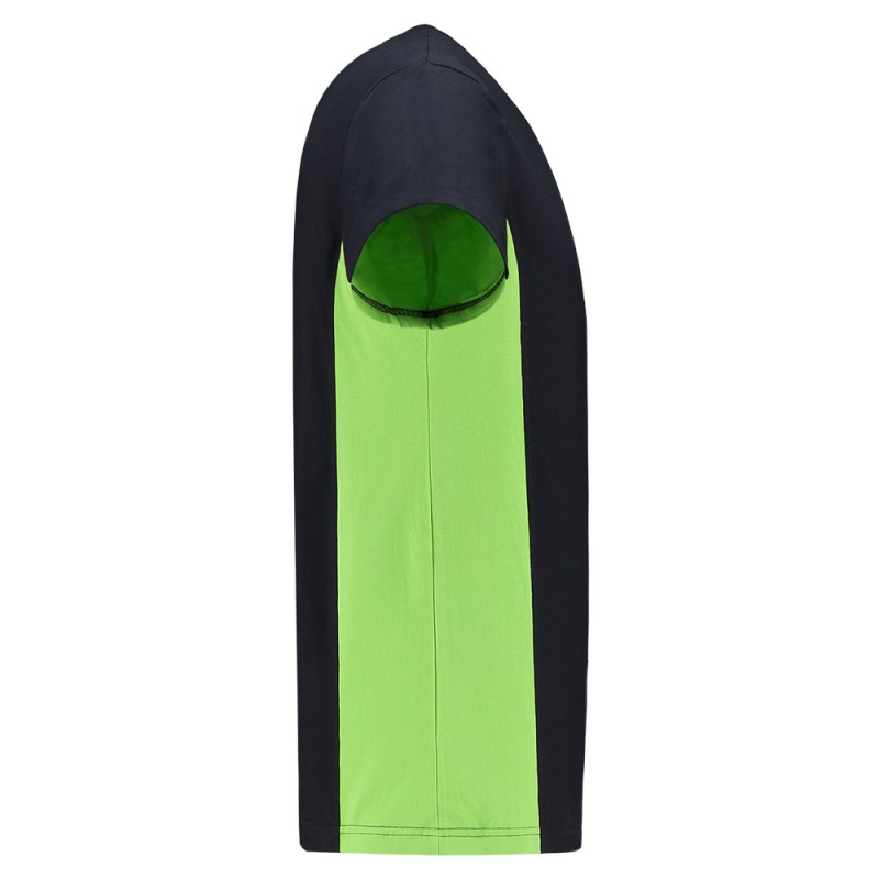 TRICORP 102002/TT2000 T-Shirt Bicolor Borstzak navy-lime TRICORP 102002/TT2000 T-Shirt Bicolor Borstzak navy-lime