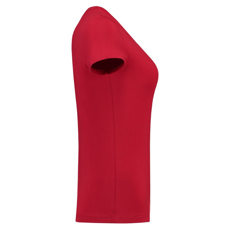 TRICORP 101008/TVT190 T-Shirt V Hals SlimFit Dames red TRICORP 101008/TVT190 T-Shirt V Hals SlimFit Dames red