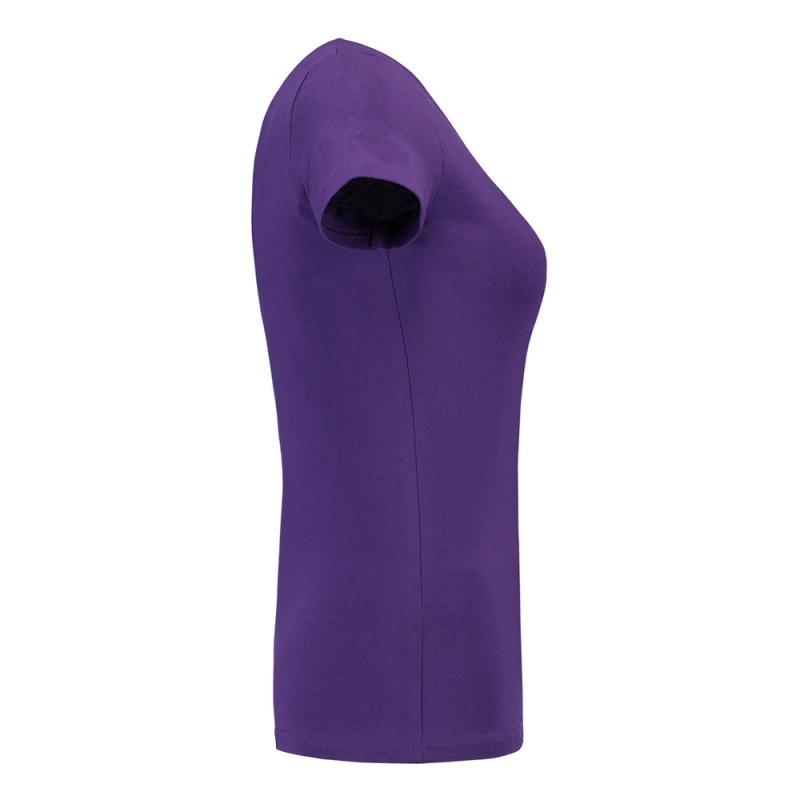 TRICORP 101008/TVT190 T-Shirt V Hals SlimFit Dames purple