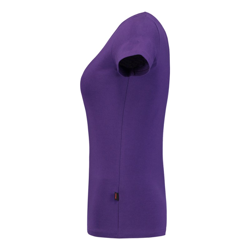 TRICORP 101008/TVT190 T-Shirt V Hals SlimFit Dames purple