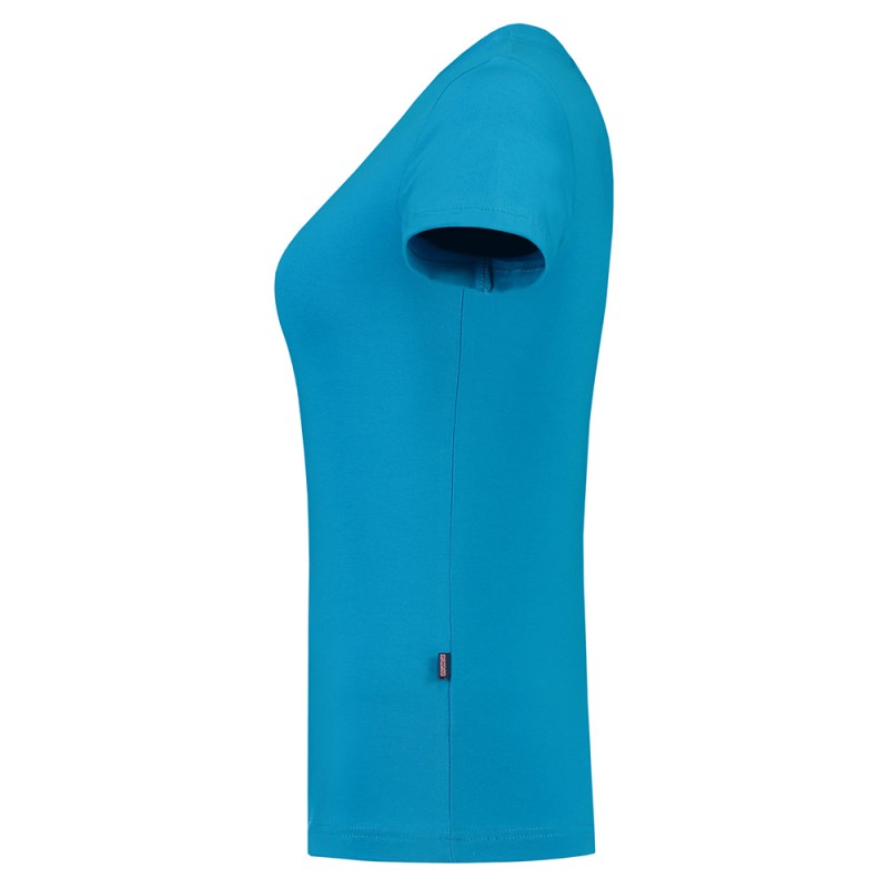 TRICORP 101008/TVT190 T-Shirt V Hals SlimFit Dames turquoise TRICORP 101008/TVT190 T-Shirt V Hals SlimFit Dames turquoise