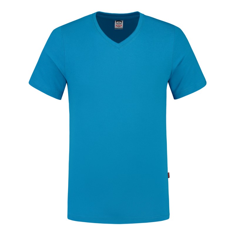 TRICORP 101005/TFV160 T-Shirt V Hals SlimFit turquoise