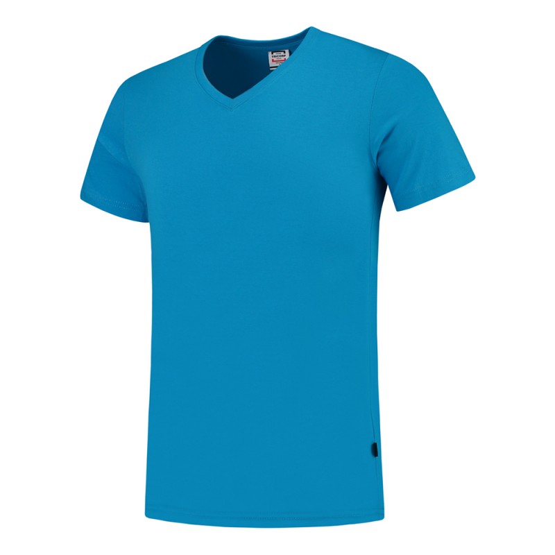 TRICORP 101005/TFV160 T-Shirt V Hals SlimFit turquoise