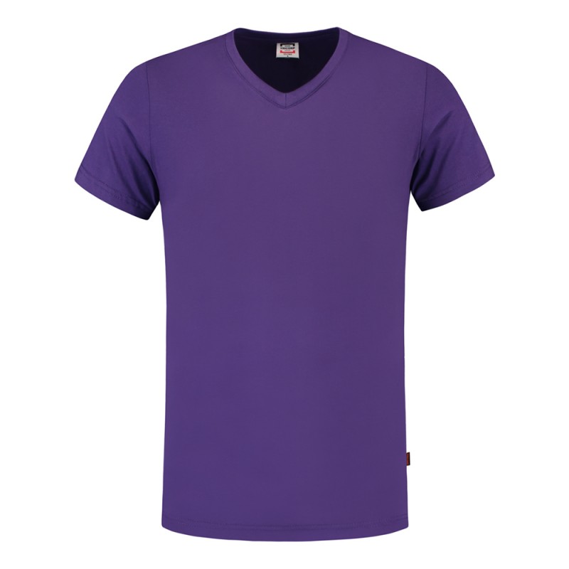 TRICORP 101005/TFV160 T-Shirt V Hals SlimFit purple