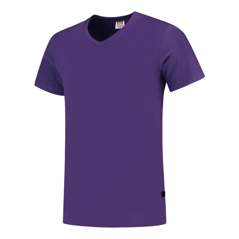 TRICORP 101005/TFV160 T-Shirt V Hals SlimFit purple