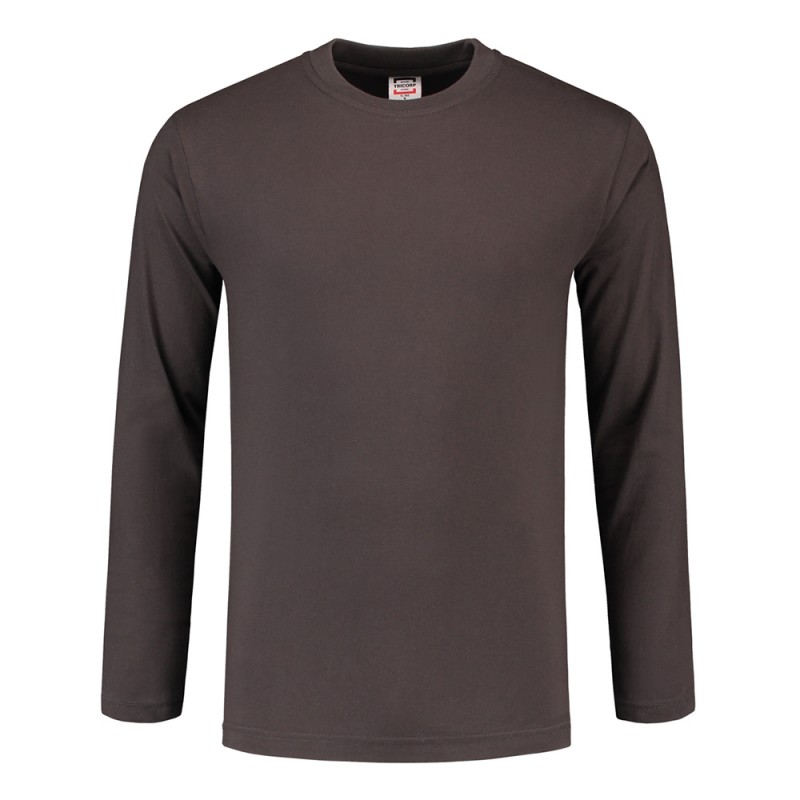 TRICORP 101006/TL190 T-Shirt Lange Mouw darkgrey