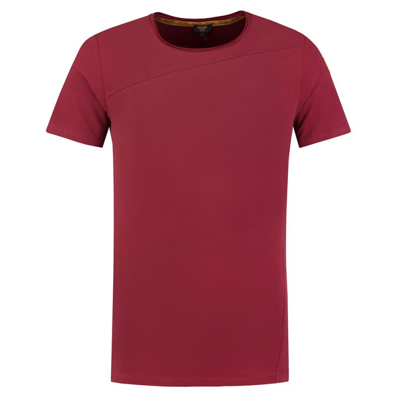 TRICORP 104002 T-Shirt Premium Naden Heren bordeaux