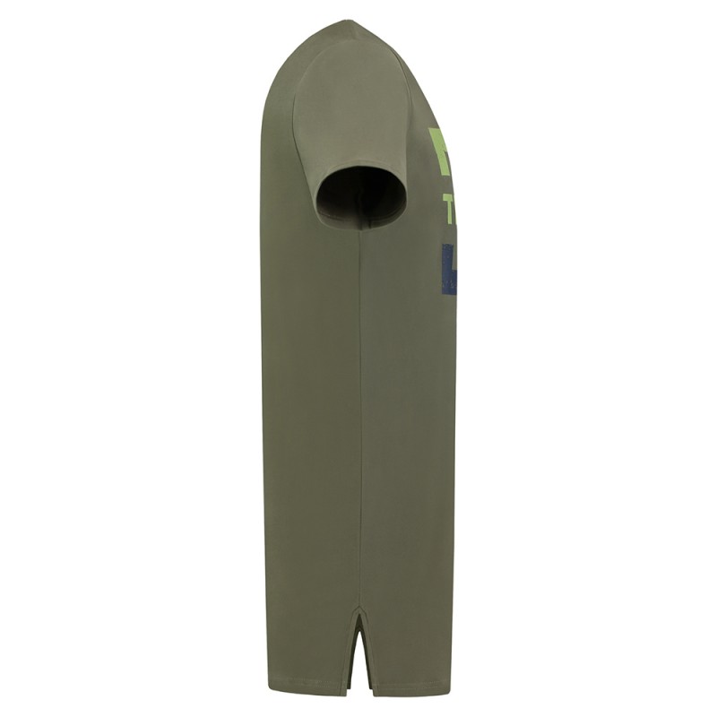 TRICORP 104001 T-Shirt Premium Heren Lang Army OUTLET