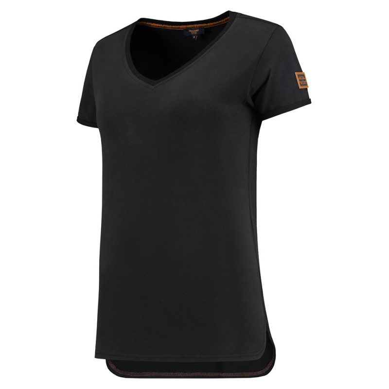 TRICORP 104006 T-Shirt Premium V Hals Dames black