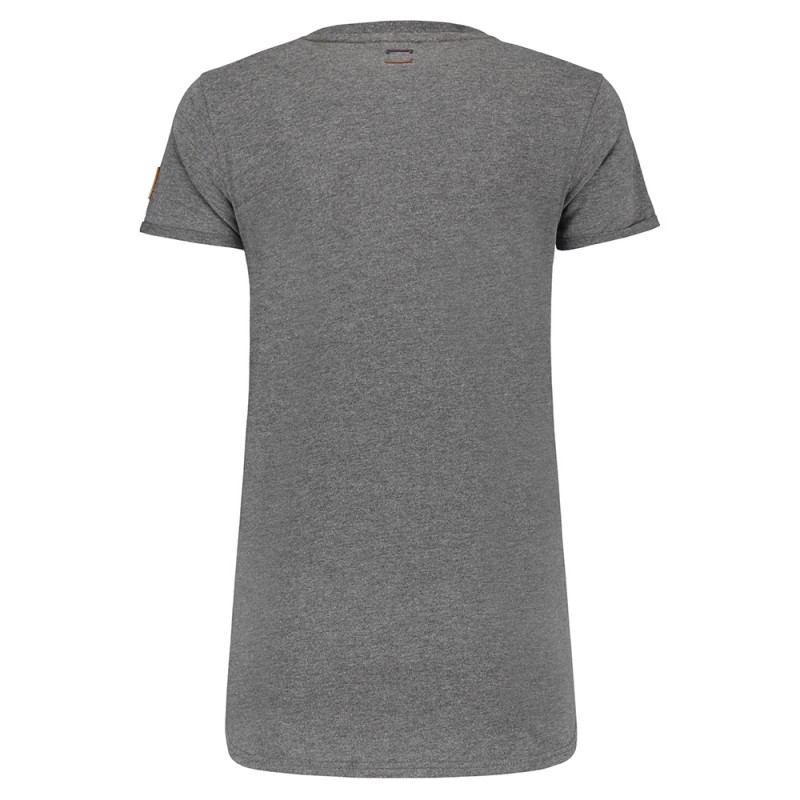 TRICORP 104006 T-Shirt Premium V Hals Dames stonemel