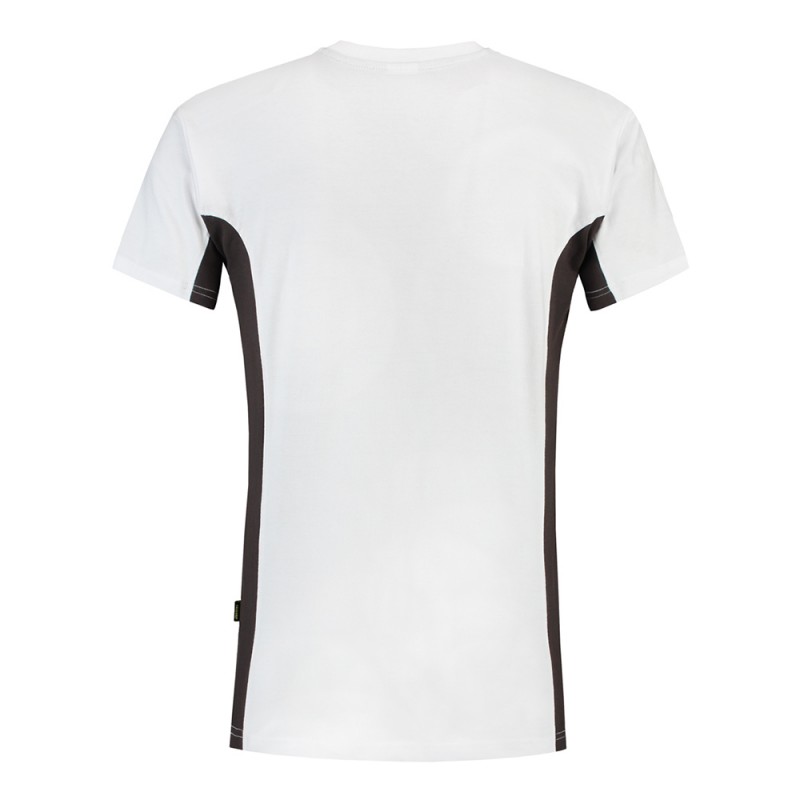 TRICORP 102002/TT2000 T-Shirt Bicolor Borstzak white-darkgrey TRICORP 102002/TT2000 T-Shirt Bicolor Borstzak white-darkgrey