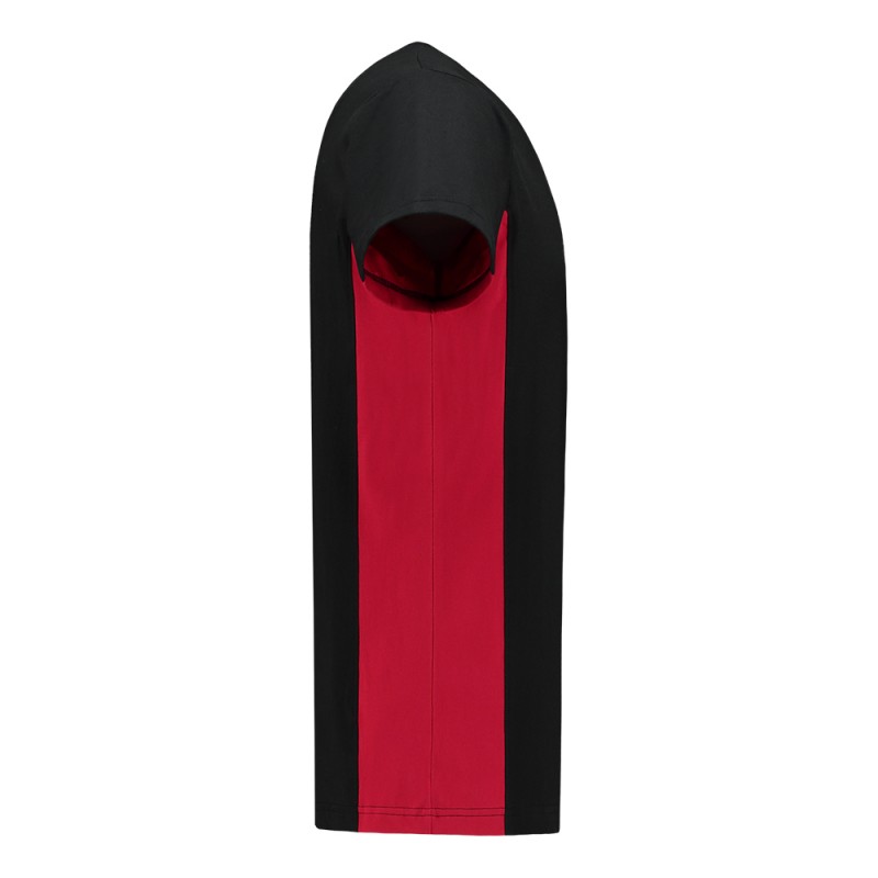 TRICORP 102004 T-Shirt Bicolor black-red