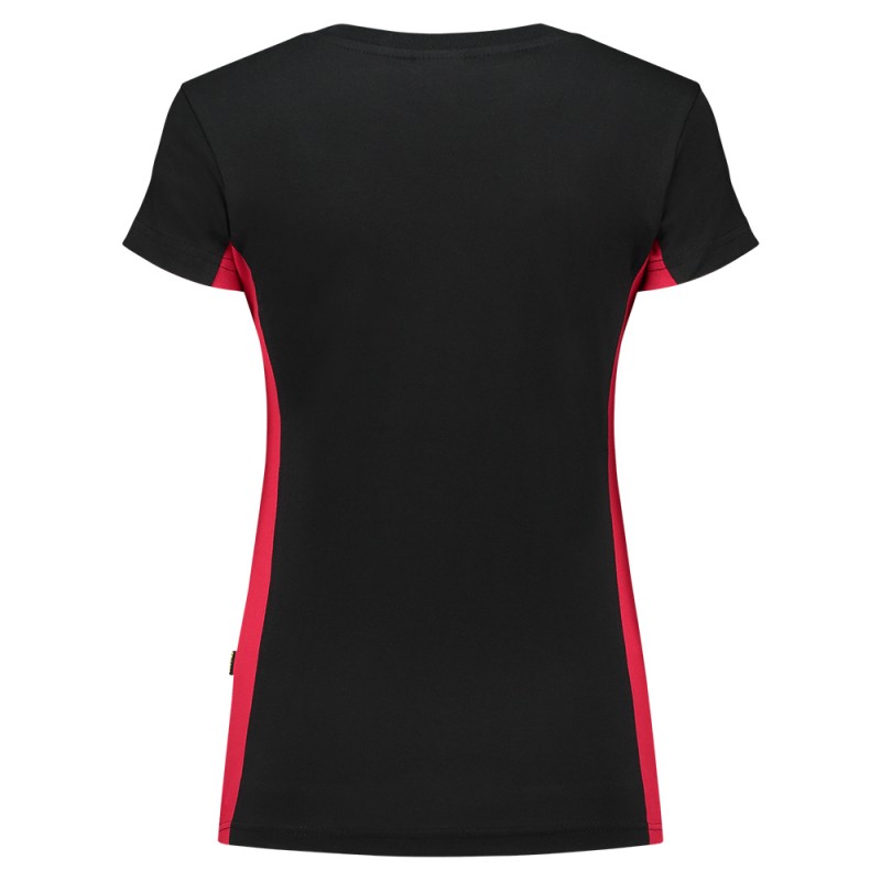 TRICORP 102003 T-Shirt Bicolor Dames black-red TRICORP 102003 T-Shirt Bicolor Dames black-red