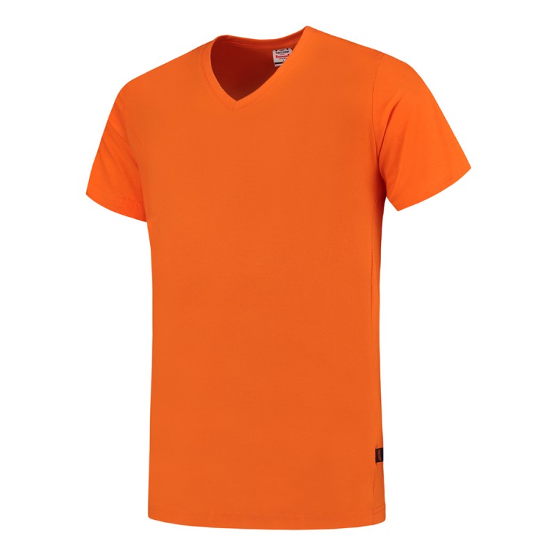 TRICORP 101005/TFV160 T-Shirt V Hals SlimFit orange
