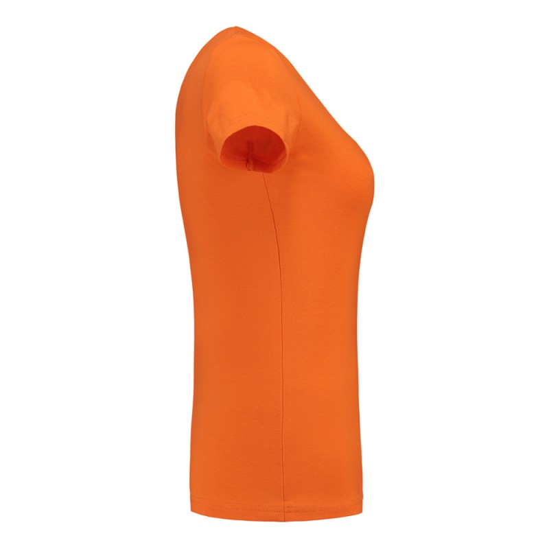 TRICORP 101008/TVT190 T-Shirt V Hals SlimFit Dames orange
