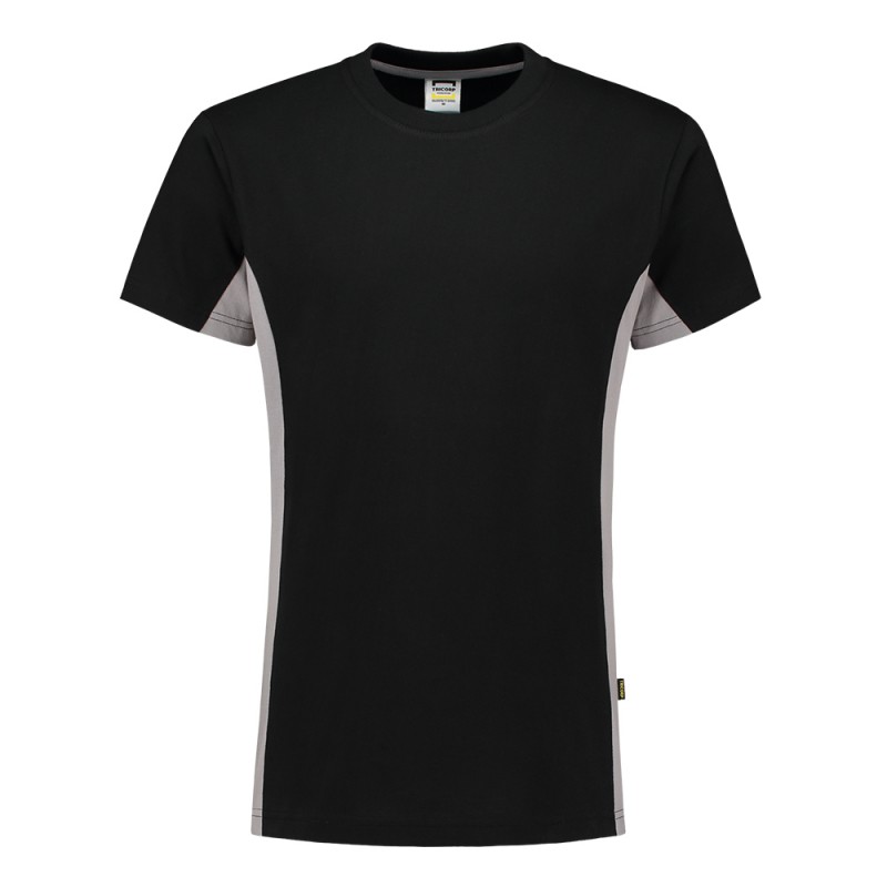 TRICORP 102004 T-Shirt Bicolor black-grey