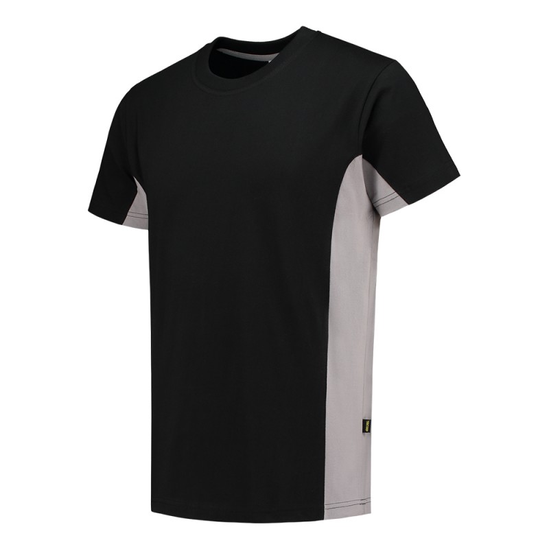 TRICORP 102004 T-Shirt Bicolor black-grey