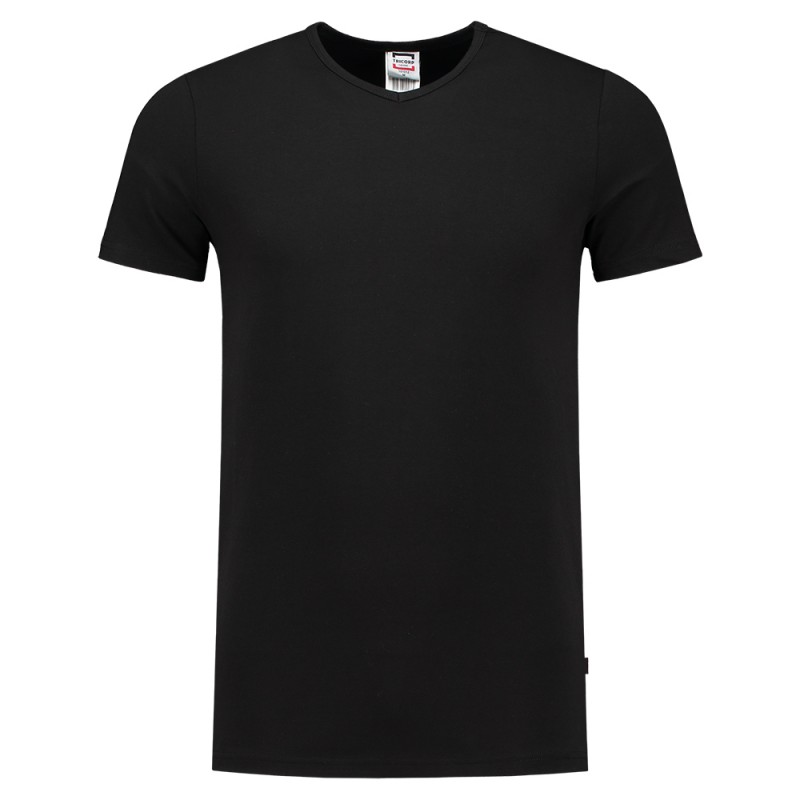 TRICORP 101012 T-Shirt Elastaan SlimFit V Hals black