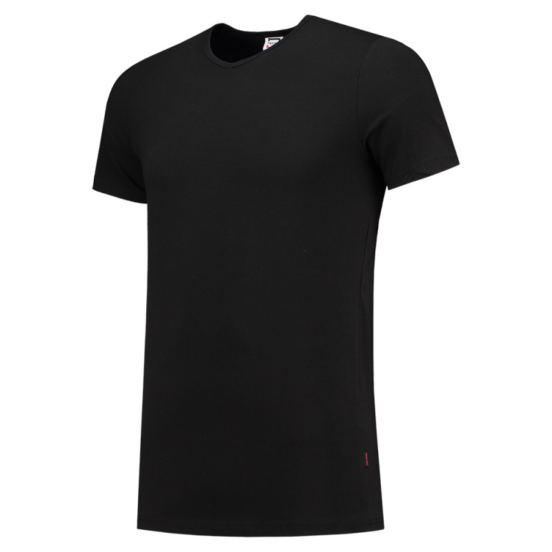 TRICORP 101012 T-Shirt Elastaan SlimFit V Hals black