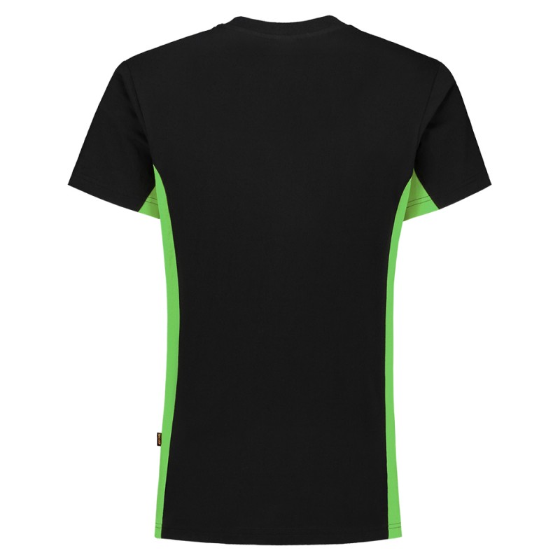 TRICORP 102004 T-Shirt Bicolor black-lime