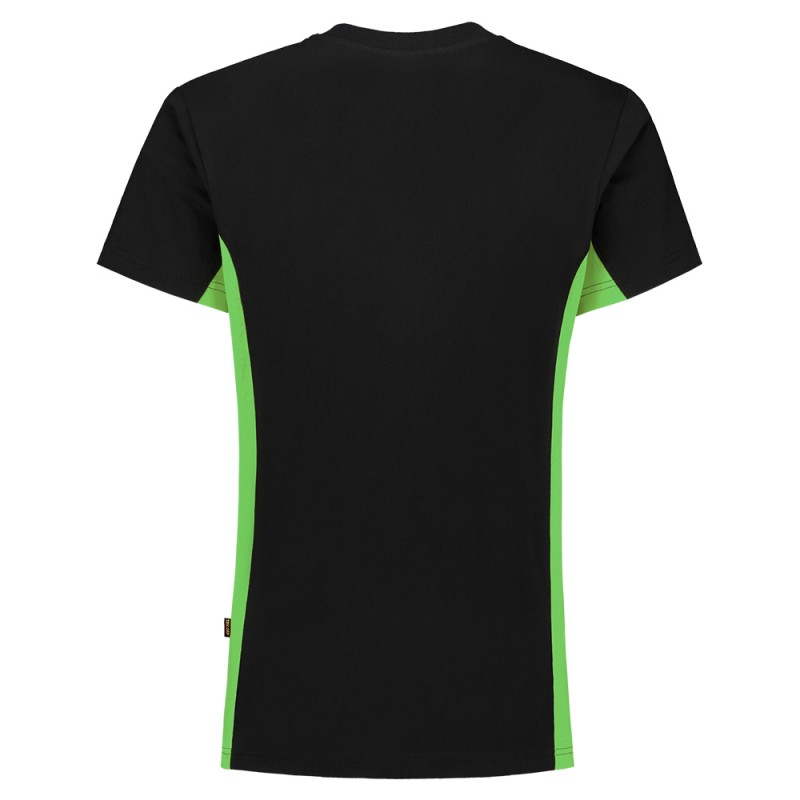 TRICORP 102004 T-Shirt Bicolor black-lime TRICORP 102004 T-Shirt Bicolor black-lime
