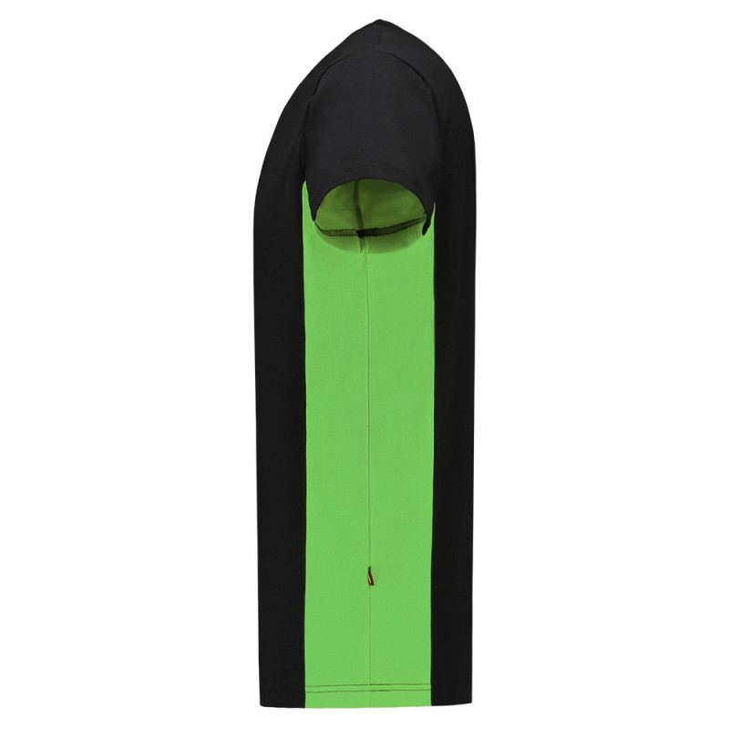 TRICORP 102004 T-Shirt Bicolor black-lime TRICORP 102004 T-Shirt Bicolor black-lime