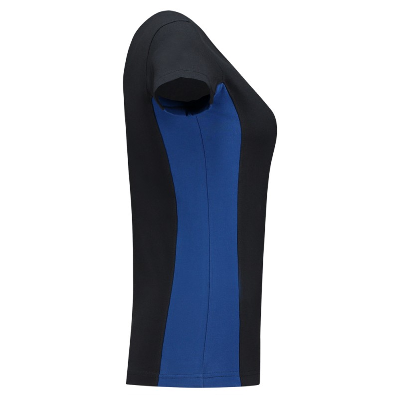 TRICORP 102003 T-Shirt Bicolor Dames navy-royalblue TRICORP 102003 T-Shirt Bicolor Dames navy-royalblue