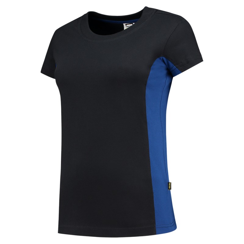 TRICORP 102003 T-Shirt Bicolor Dames navy-royalblue TRICORP 102003 T-Shirt Bicolor Dames navy-royalblue