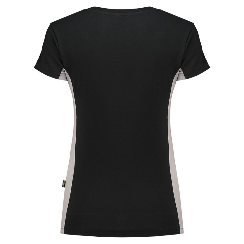 TRICORP 102003 T-Shirt Bicolor Dames black-grey TRICORP 102003 T-Shirt Bicolor Dames black-grey