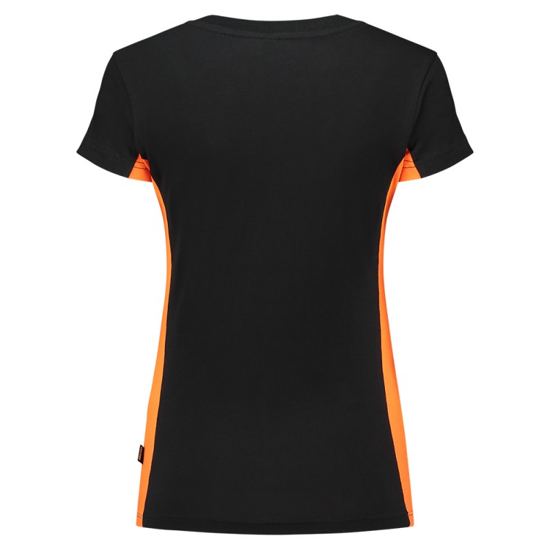 TRICORP 102003 T-Shirt Bicolor Dames black-orange TRICORP 102003 T-Shirt Bicolor Dames black-orange