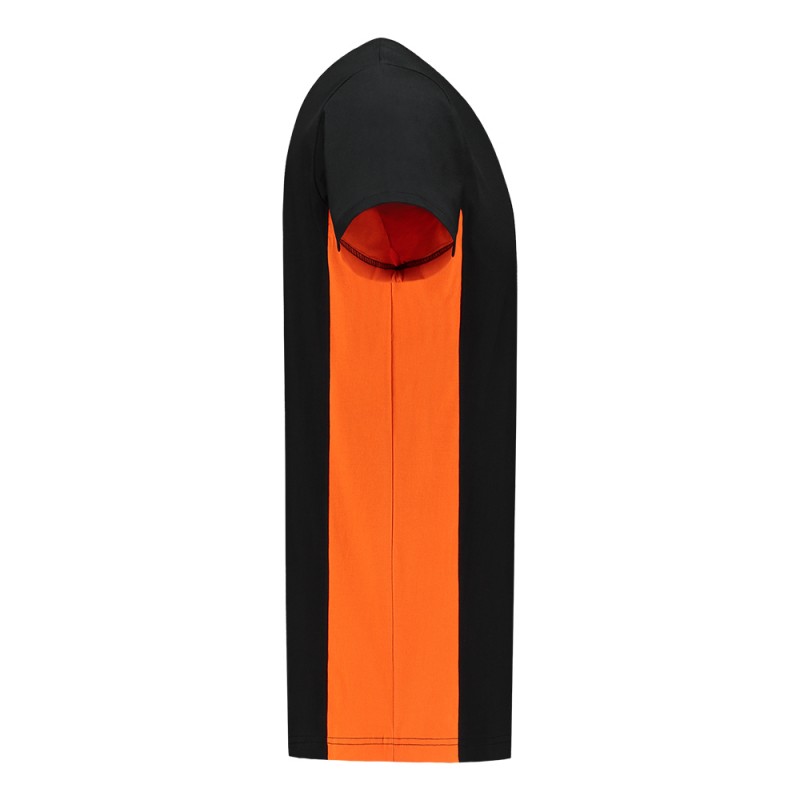 TRICORP 102004 T-Shirt Bicolor black-orange