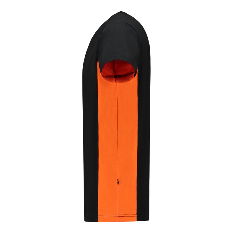 TRICORP 102004 T-Shirt Bicolor black-orange
