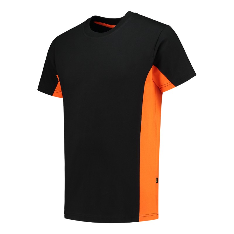 TRICORP 102004 T-Shirt Bicolor black-orange