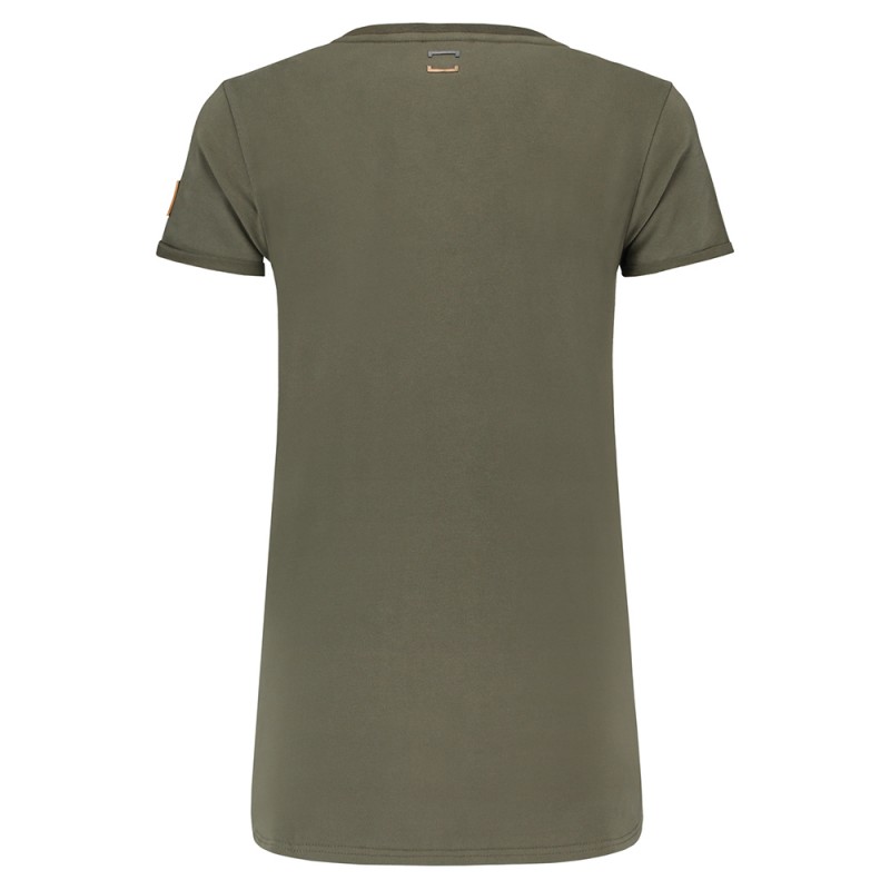TRICORP 104006 T-Shirt Premium V Hals Dames army TRICORP 104006 T-Shirt Premium V Hals Dames army